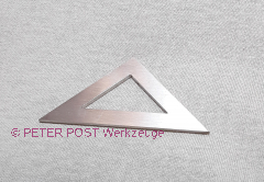 Edelstahl-Dreieck mit Ausschnitt